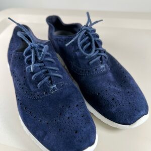 Cole Haan Navy Suede Women's Sneakers